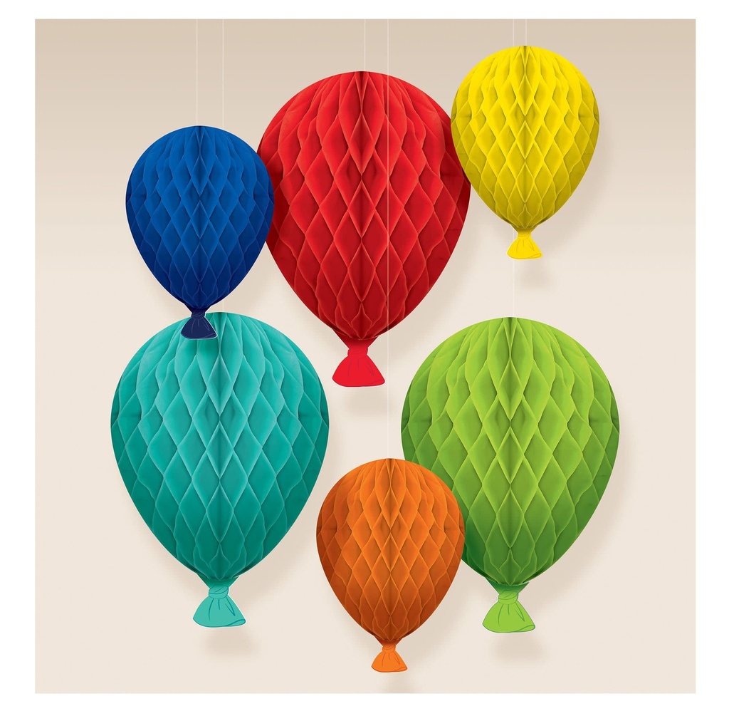 Birthday Celebration Honeycomb Decorations