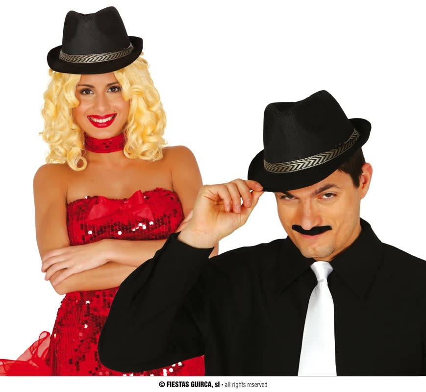 قبعة عصابات سوداء