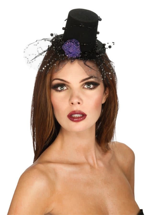 Black Mini Top Hat