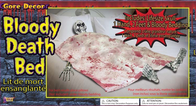 Bloody Death Bed-Skeleton Halloween