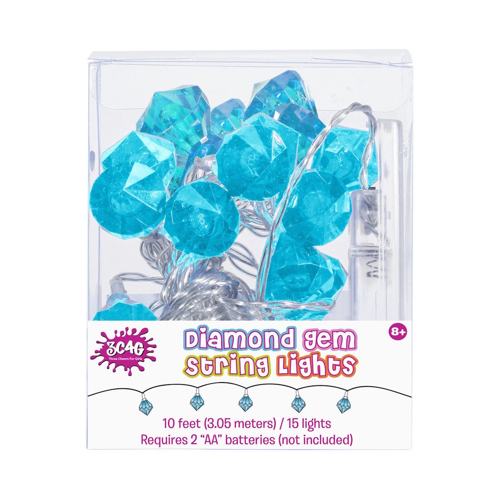 Blue Diamond Gem String Lights