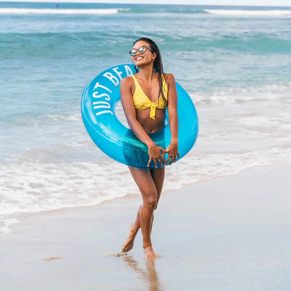 Blue Raspberry "Just Beachy" 36" Pool Tube
