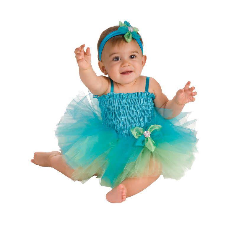 Blue/Green Tutu Dress - 6 - 9 Months Girls Infant