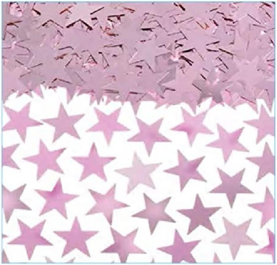 Blush Pink Star , 2 1/2 oz.Confetti Popper Streamer
