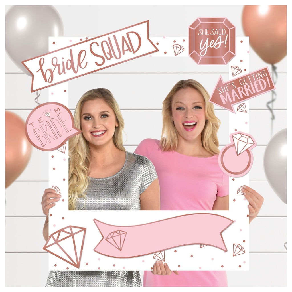Blush Wedding Customizable Giant Photo Frame 15 pcs