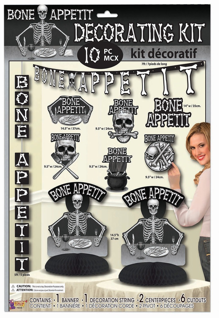 Bone Appetit - Decor Kit Halloween