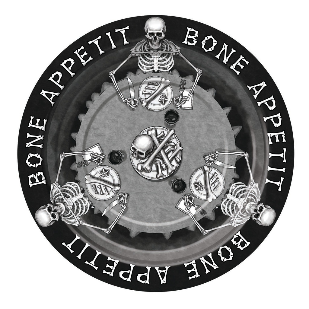Bone Appetit-9 Inch Plates 8/pk