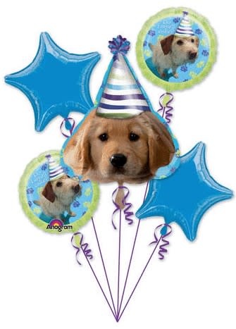 Bouquet - Party Pup Happy Bday