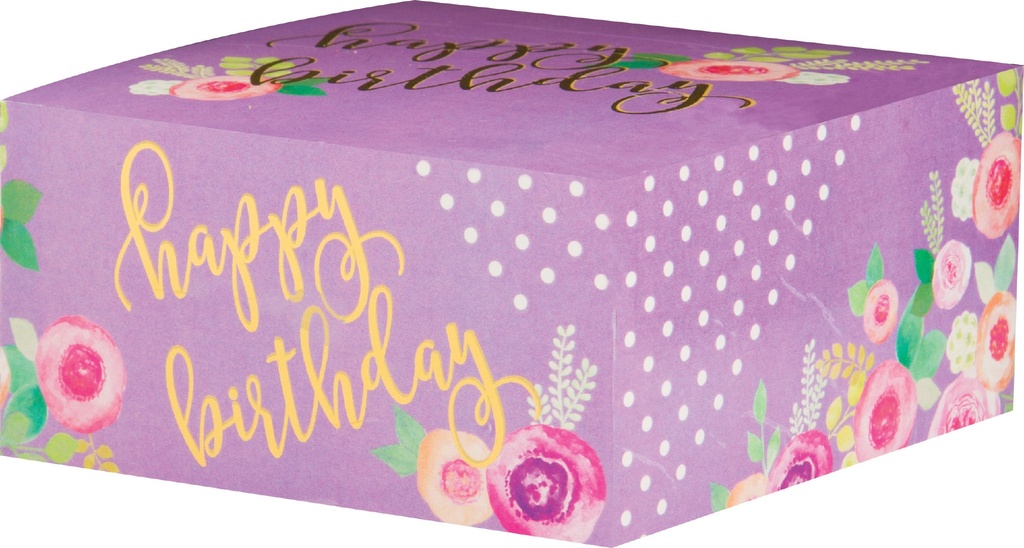 Box - 4 x 4 x 2 Birthday Bouquet