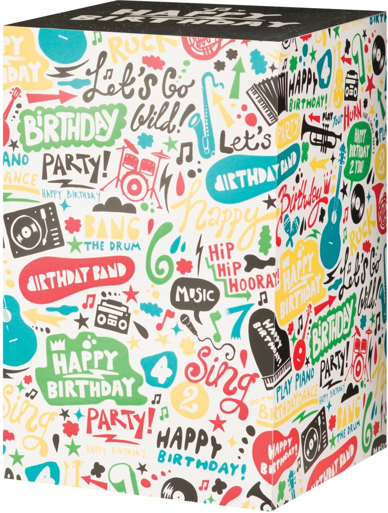Box - 4.5 x 7 x 4.5 Birthday Band