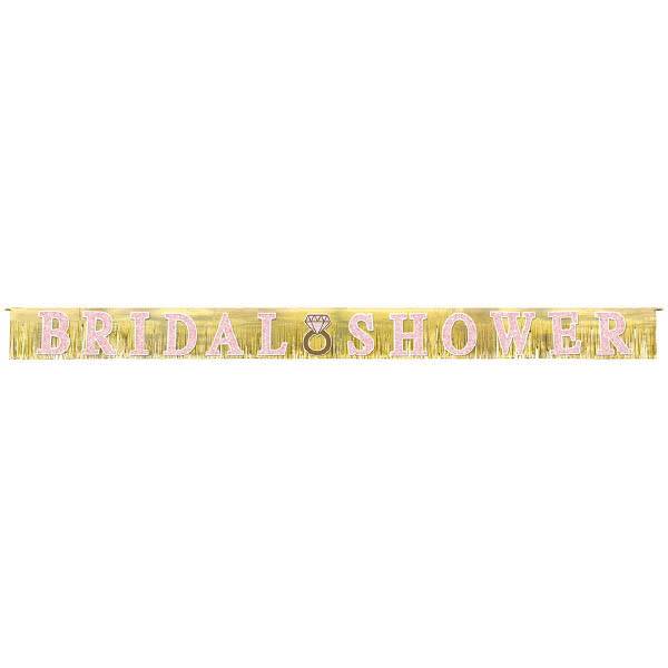 Bridal-Giant Glitter Fringe Banner