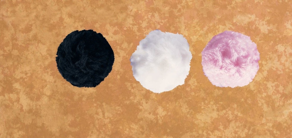 Bunny Tail 4 Inch Jumbo White