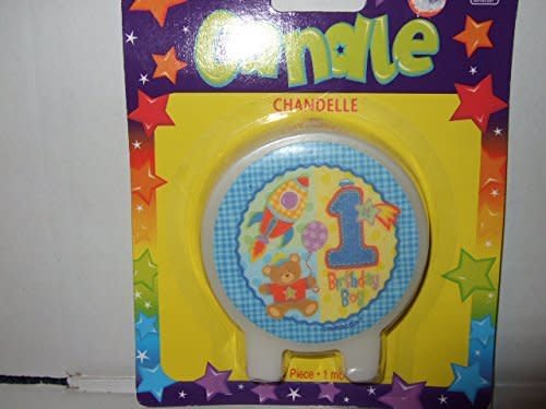 Candle - Hugs &Stitches Boy Flat Mld Candel