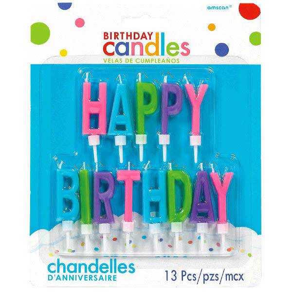Candles-Birthday Letters Pastels