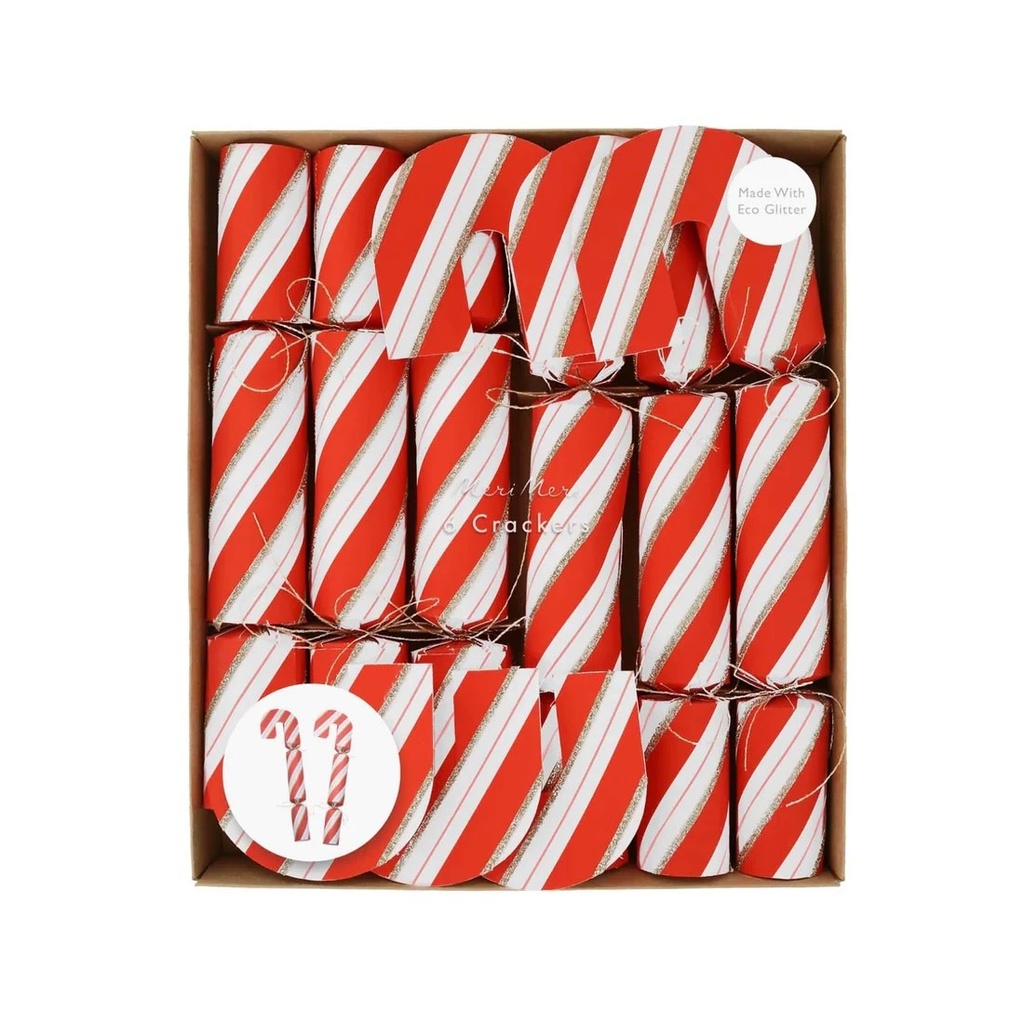 Candy Cane Shape CrackersConfetti Popper Streamer