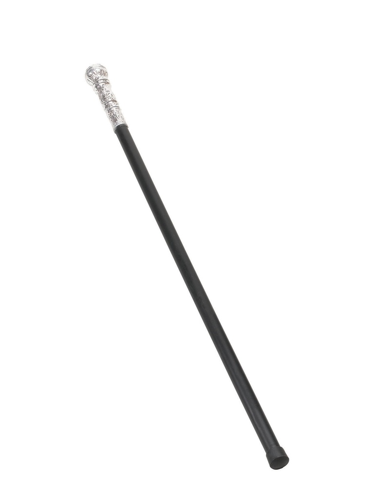 Cane With Silver Ball Handle