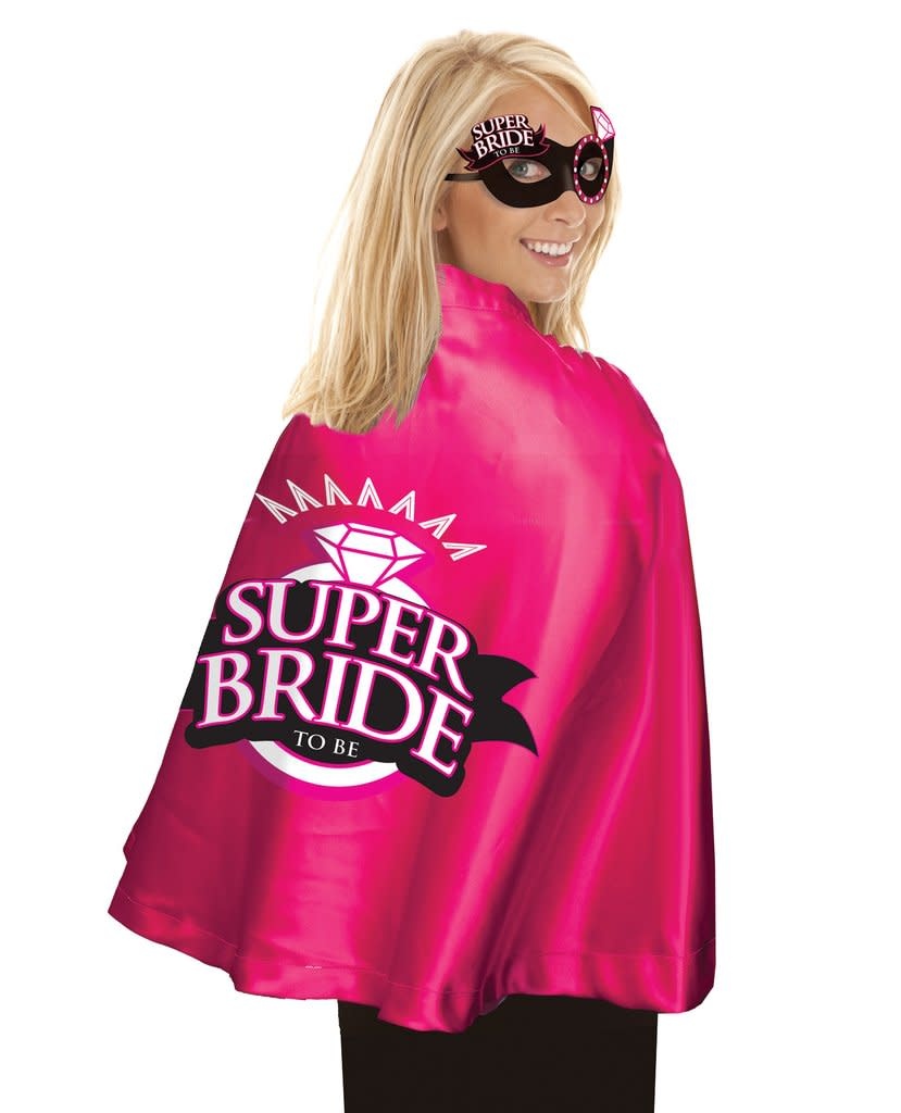 Cape & Mask Set-Super Bride Bridal & Wedding