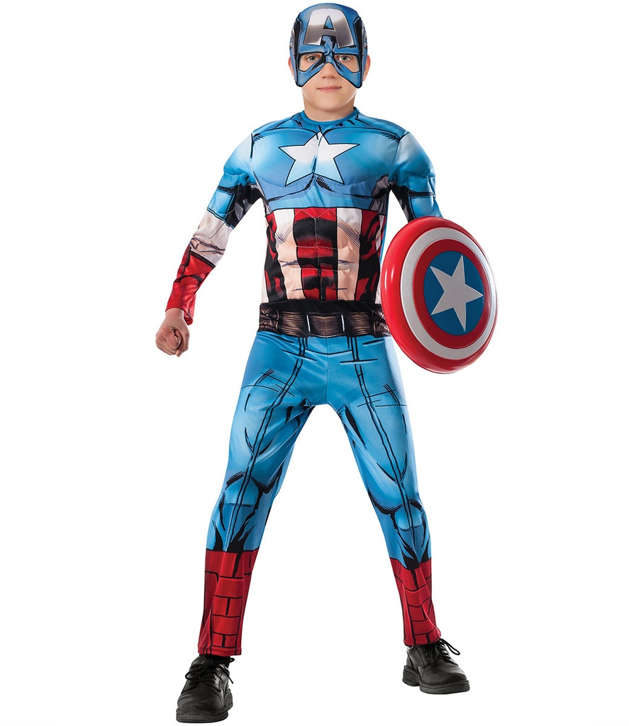 Captain America L (8-10) Boys Child