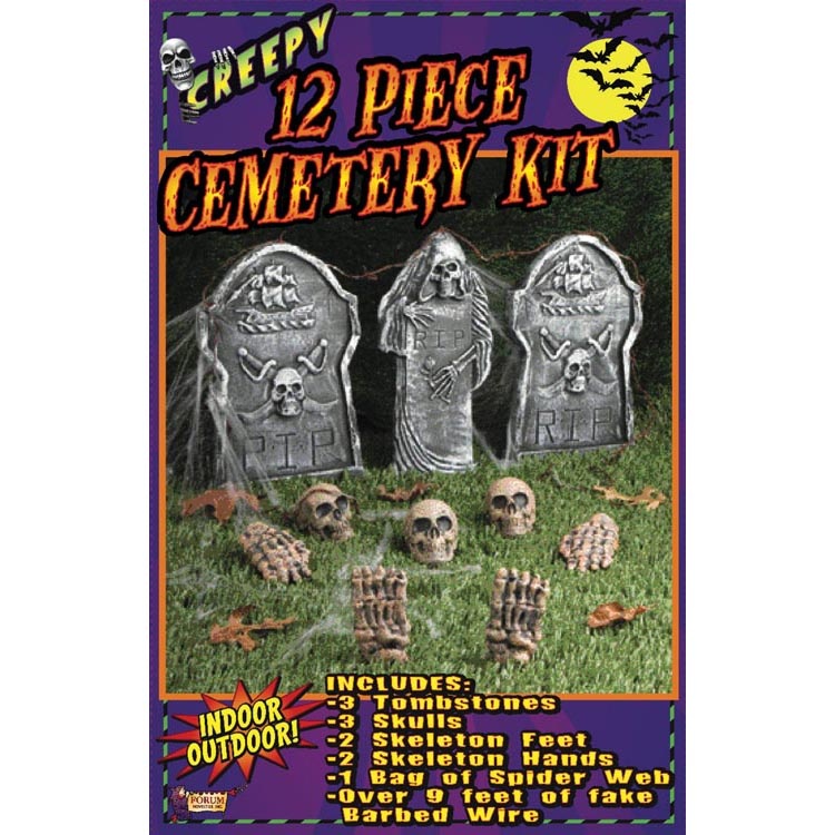 Cemetery Kit – 12 Pieces Halloween