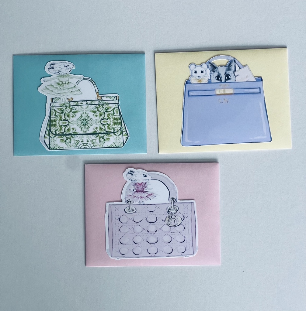 Claris Mouse Greeting Card w/ Envelop