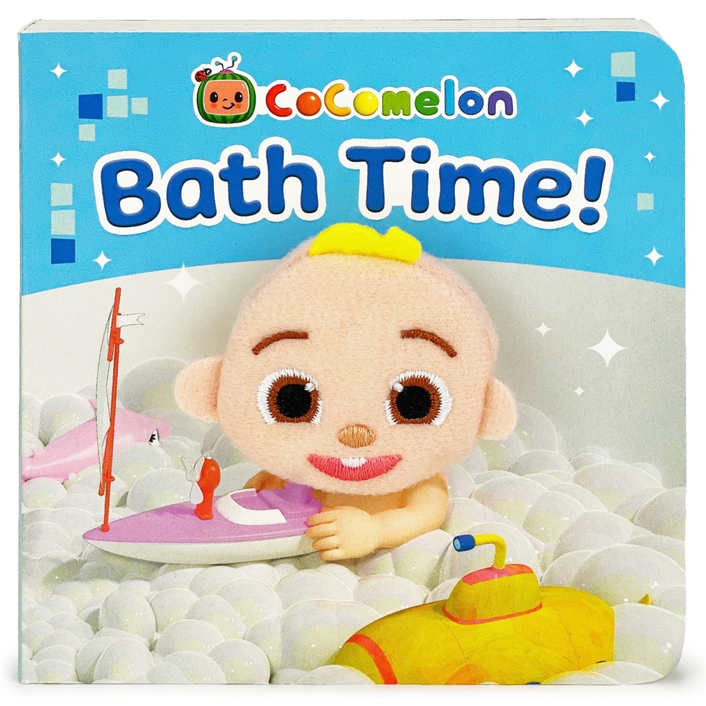 CoComelon Bath Time Puppet Book Books