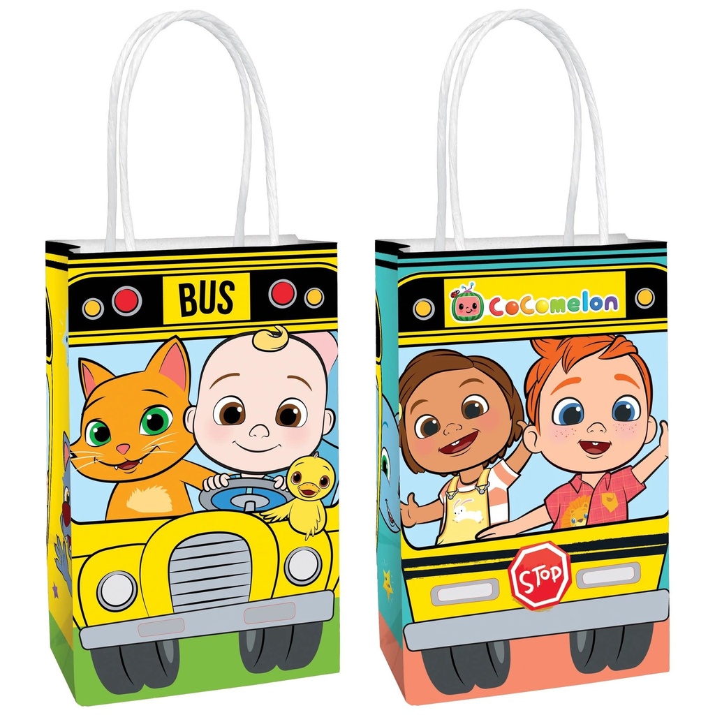 Cocomelon Paper Kraft Bag Containers