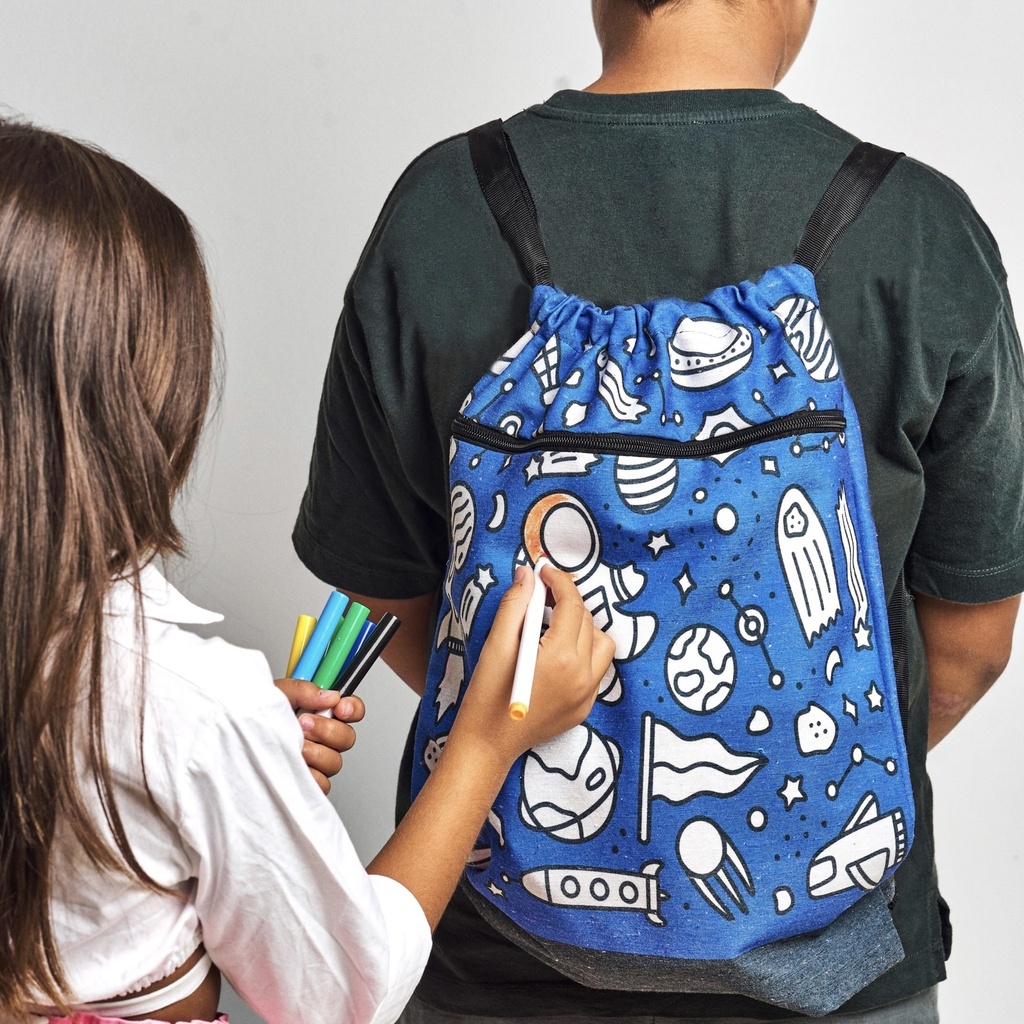 Coloring Drawstring Bag Arts & Crafts