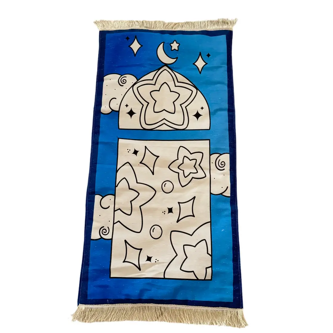 Colouring Prayer Mat-Blue Stars Arts & Crafts