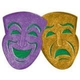 Comedy/Tragedy Glitter 3D