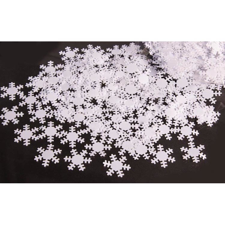  Bag - White SnowflakesConfetti Popper Streamer