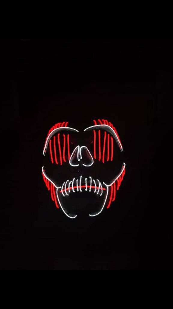 Copy of Mask W/ Lights - Orange & Blue