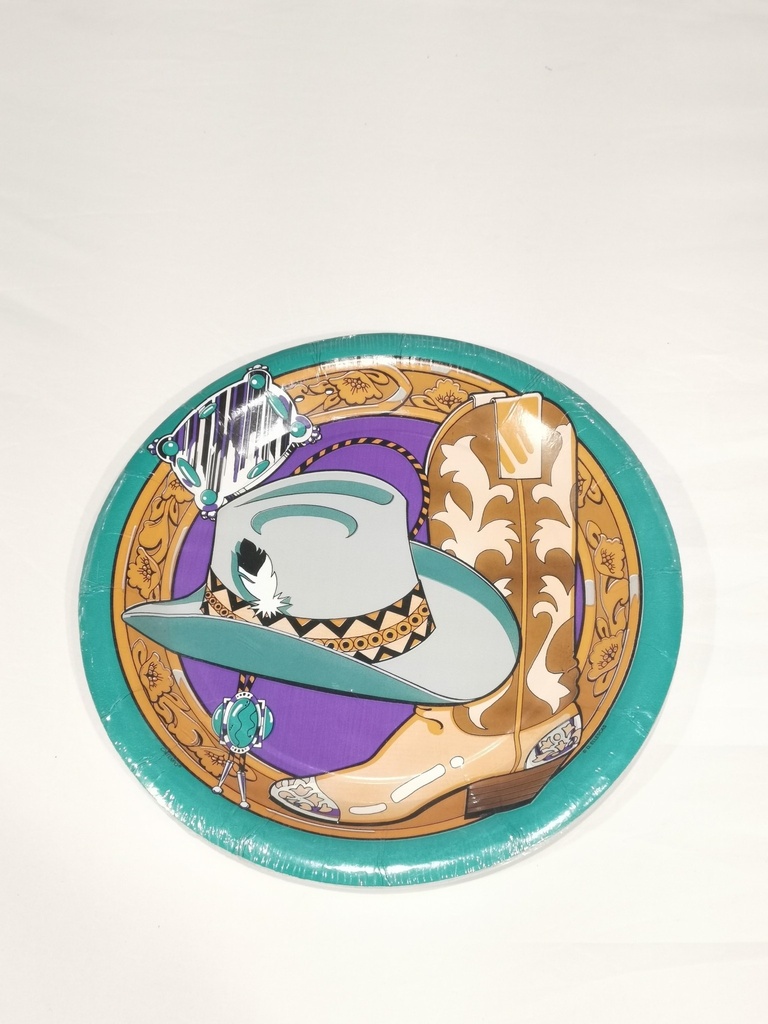 Country Cowboy-10 Inch Plates 10/pk