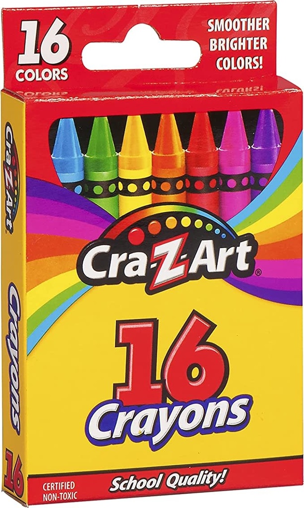 CraZArt 16 x Crayons Arts & Crafts