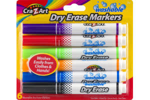 CraZart 6 x Washable Dry Arts & Crafts