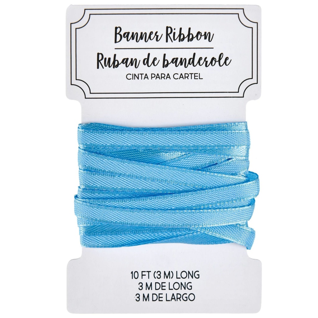Create Your Own Banner Ribbon-Blue