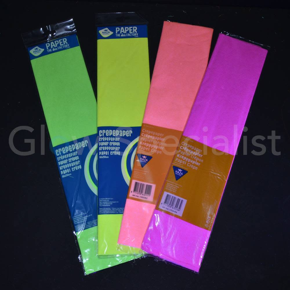 Crepe Paper - Neon 80's Eighties