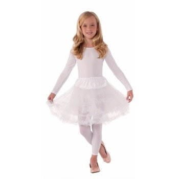 Crinoline - Child White 19"