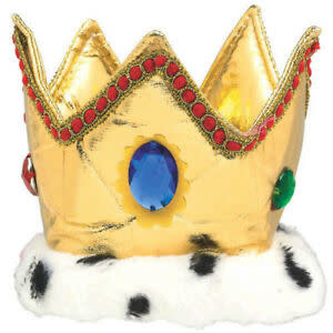 Crown - Gold Fabric Child Crowns