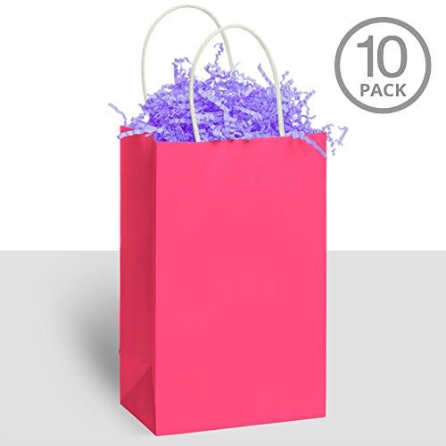Cub Bag (13 x 5-5 x 1-8) Inches10/Pk-Dark Pink