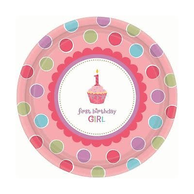 Cupcake Girl - 10 inch Plate