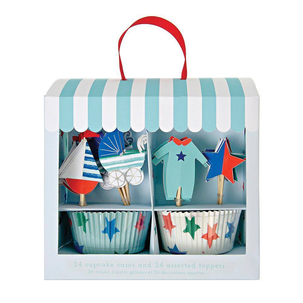 Cupcake Kit - Baby Shop Blue