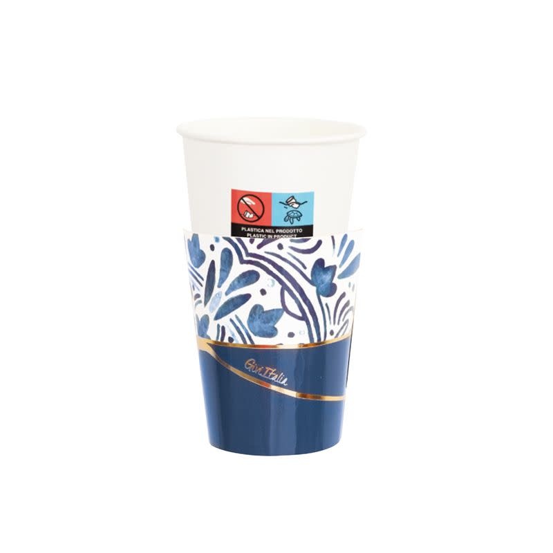 Cups & Wrapper 8/pk-Kintsugi Blue