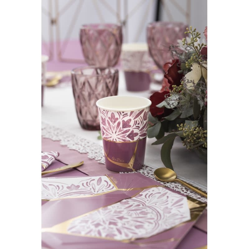 Cups & Wrapper 8/pk-Kintsugi Pink