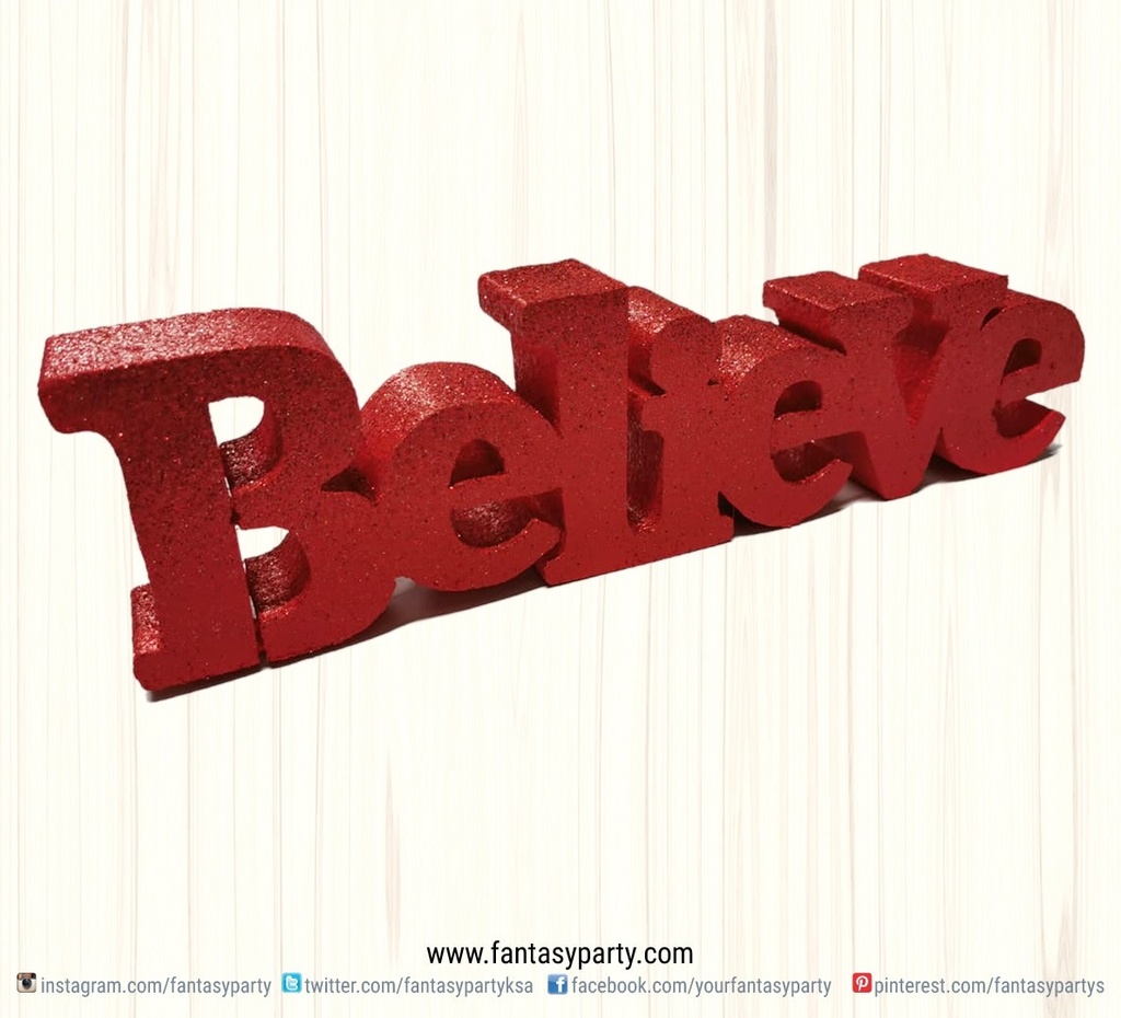 Cutout - Believe Christmas