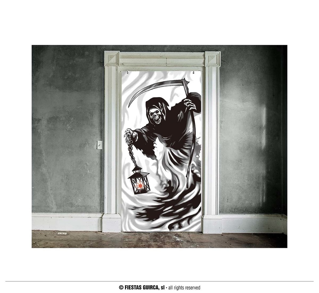 DEATH DOOR DECORATION 75X150 CMS Halloween