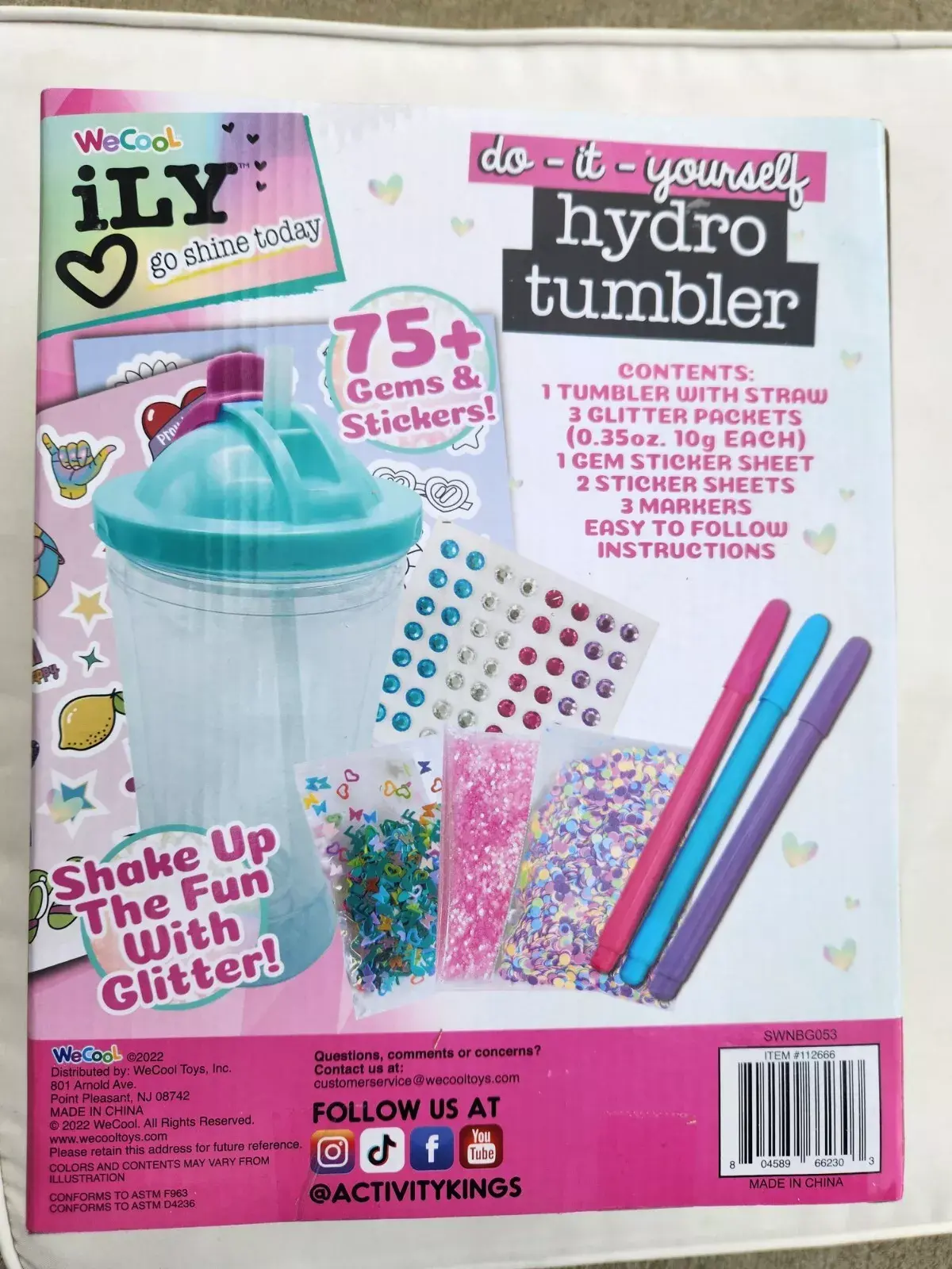 DIY Hydro Tumbler Arts & Crafts