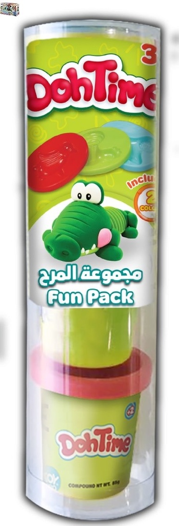 DOHTIME 2 COLORS FUN PACK 2OZ CDU25 WOC