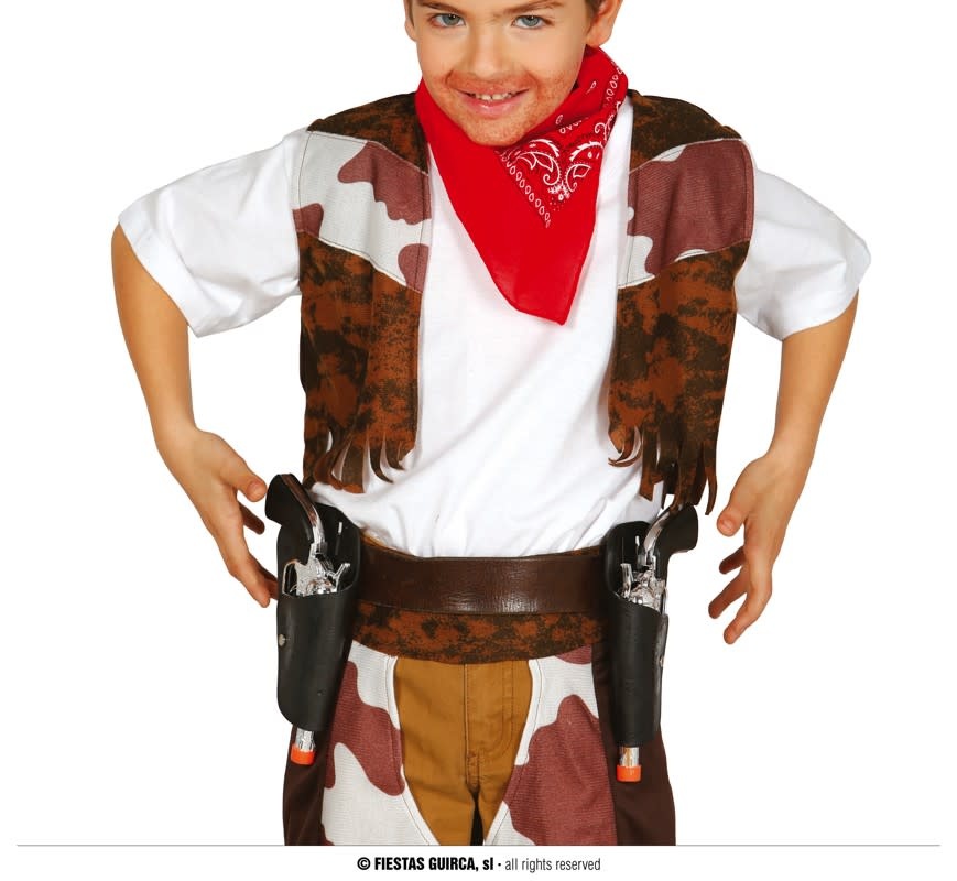Kids Double Holster with Two Toy Guns