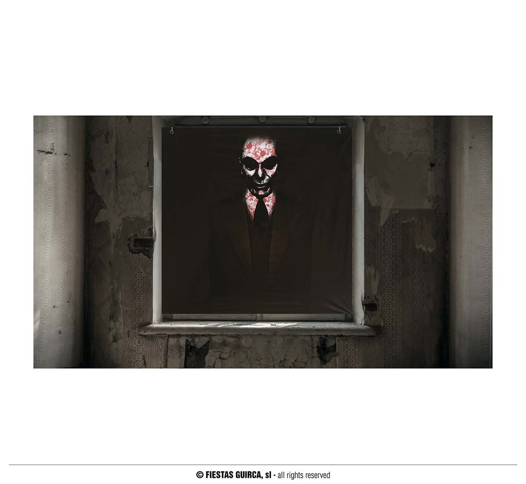 Dead Window Decoration 45X45 Cms Halloween