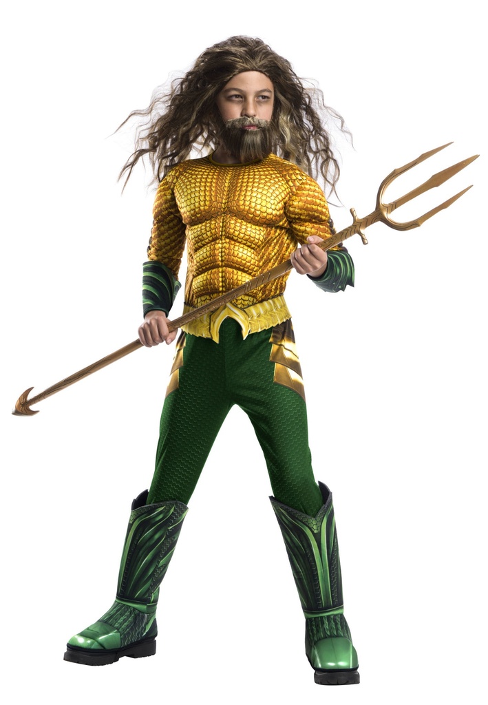 Deluxe Aquaman Boys Costume Boys Child